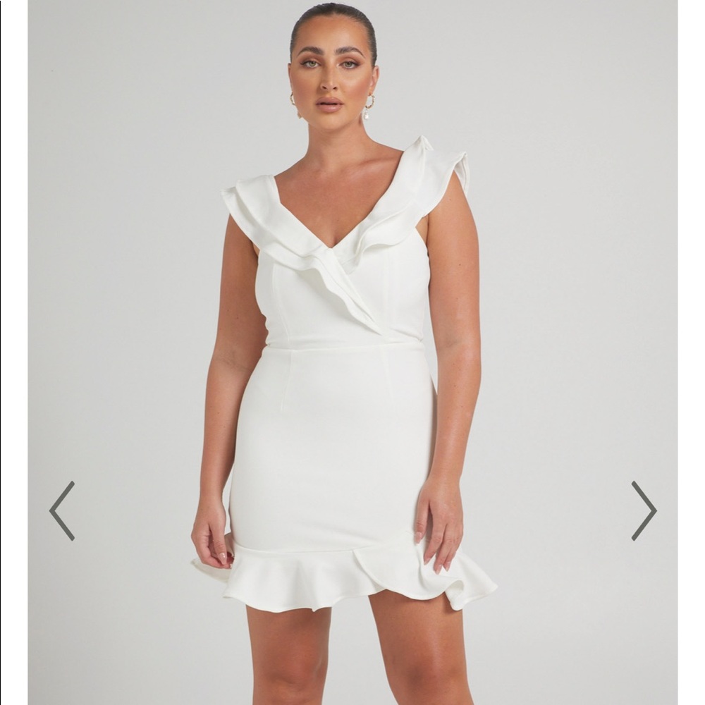 White Showpo Grad Dress